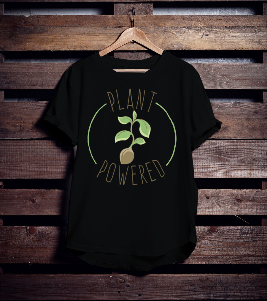 Plant Powered Seedling Emblem T-Shirt
