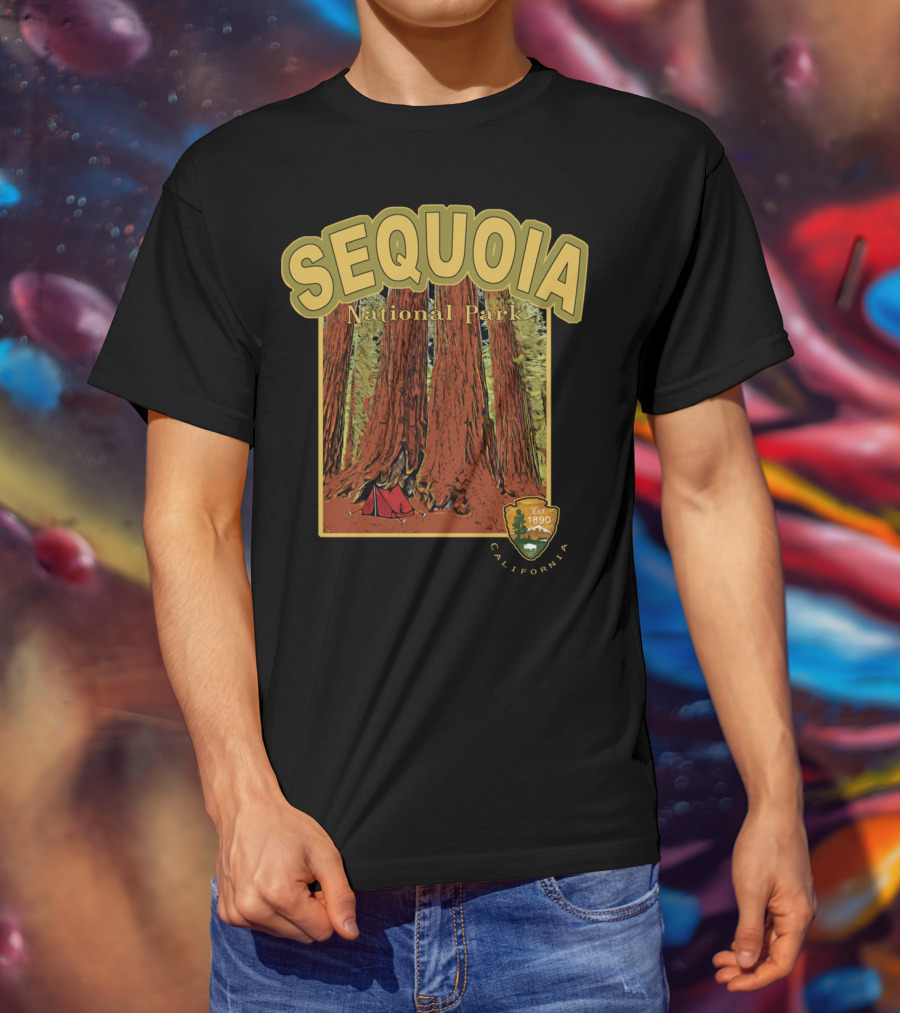 Sequoia National Park Giant Forest California Est 1890 T-Shirt