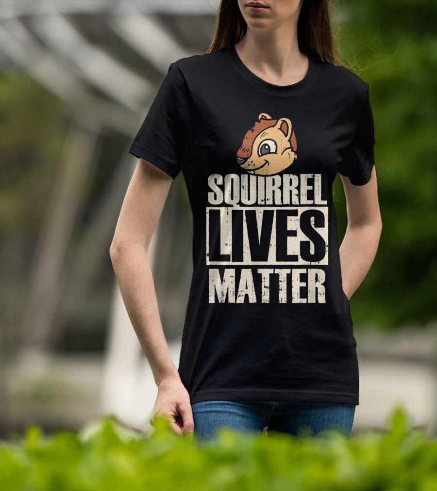 Squirrel Lives Matter Funny Squirrel Head T-Shirt