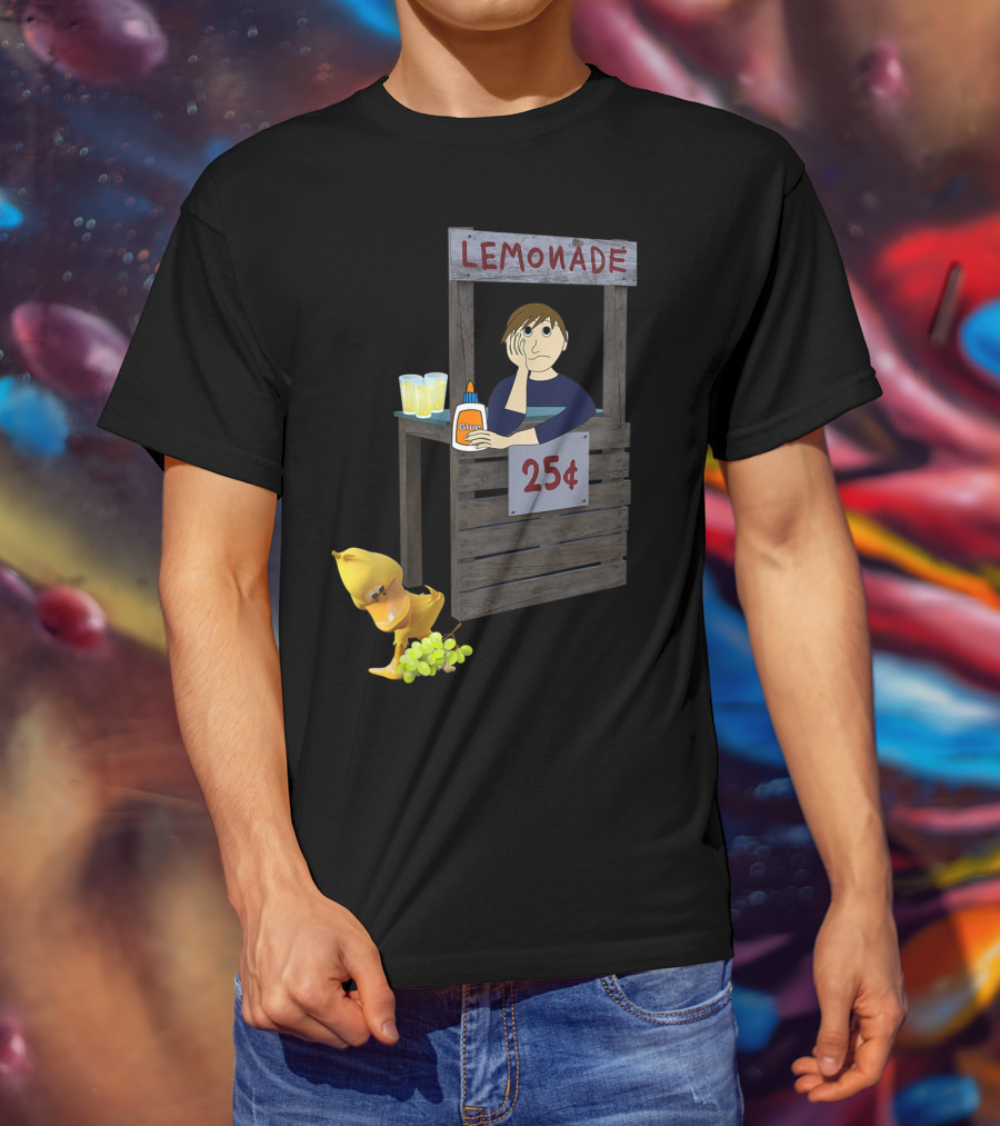 Lemonade Stand 25¢ The Duck Song Got Any Grapes T-Shirt