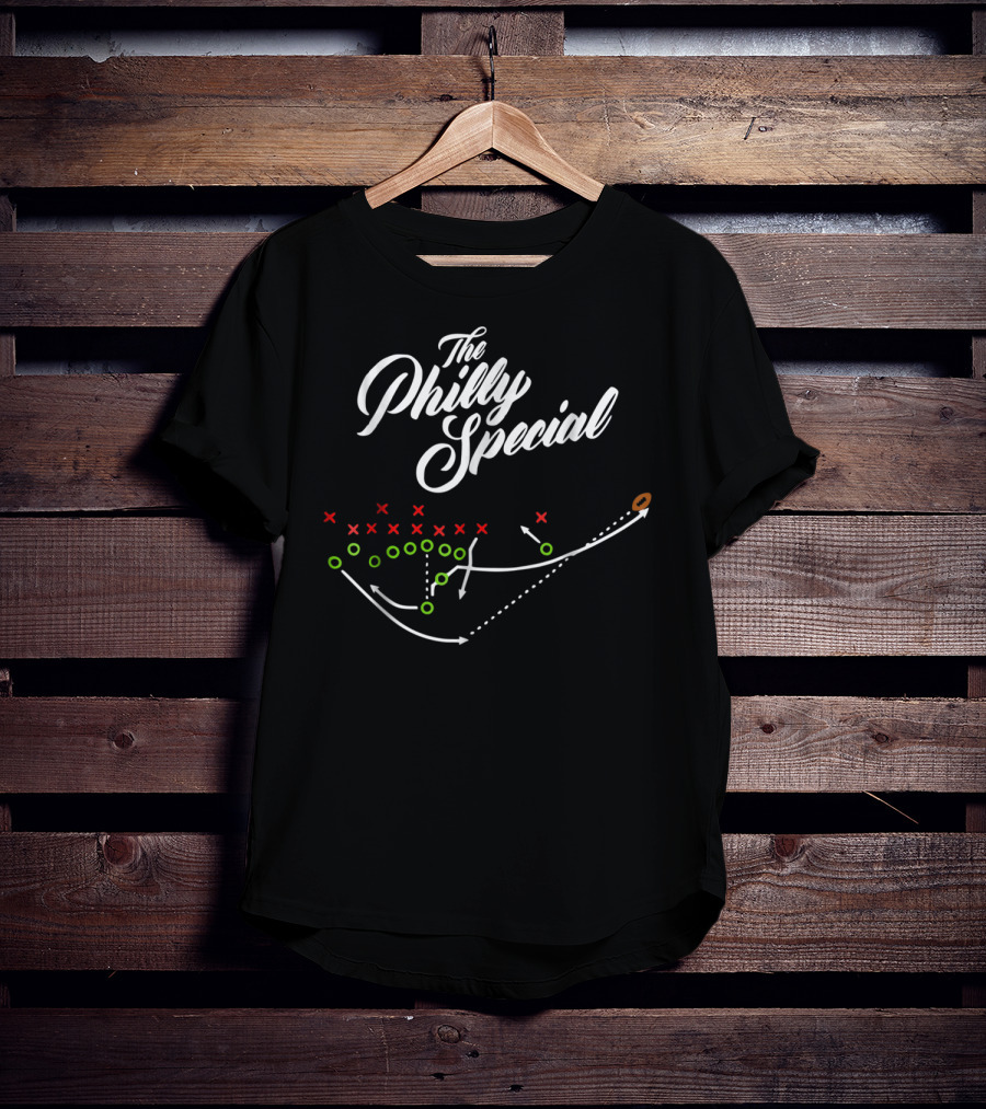 The Philly Special Iconic Football Play Diagram T-Shirt