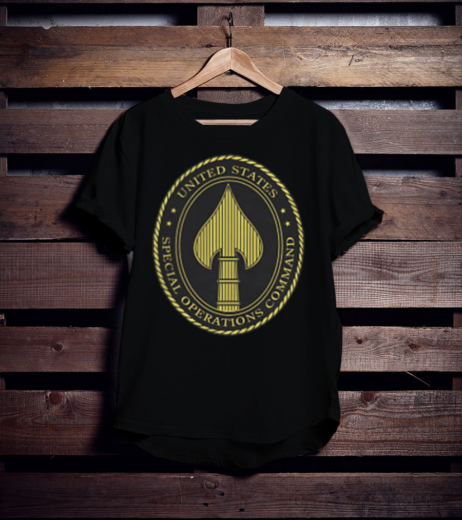 United States Special Operations Command Emblem SOCOM Military Badge T-Shirt