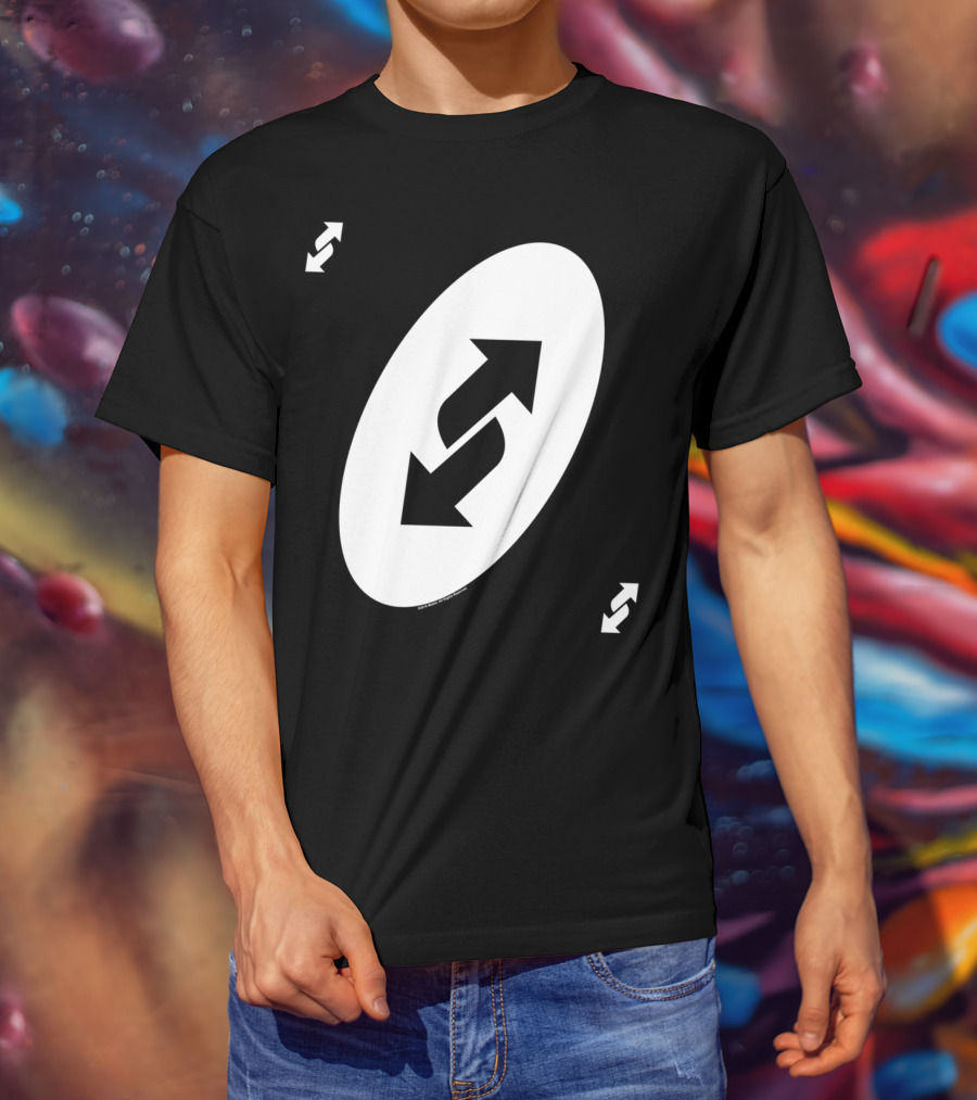 Uno Reverse Card Symbol T-Shirt