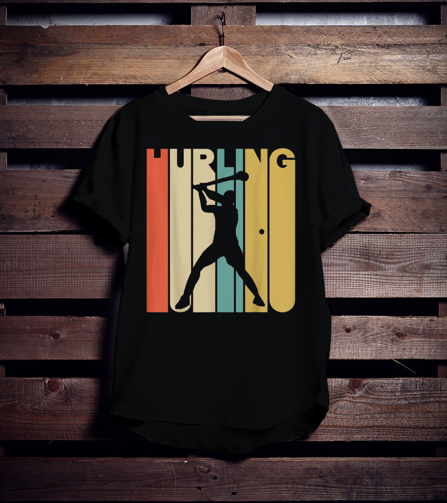Hurling Vintage Style Retro T-Shirt
