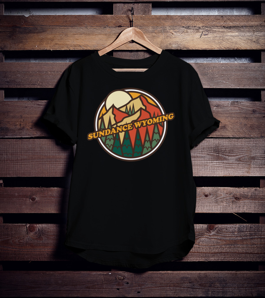 Sundance Wyoming Mountain Hiking Vintage Adventure T-Shirt