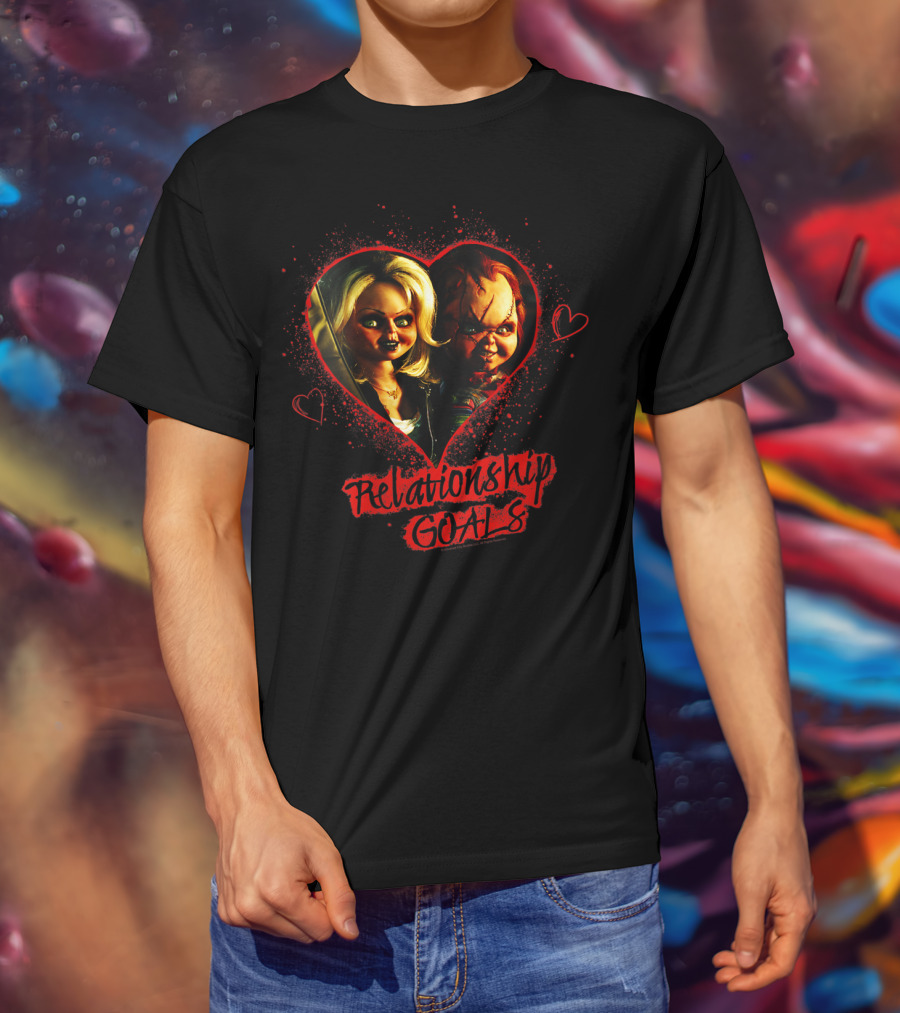 Relationship Goals Child's Play Chucky And Tiffany T-Shirt