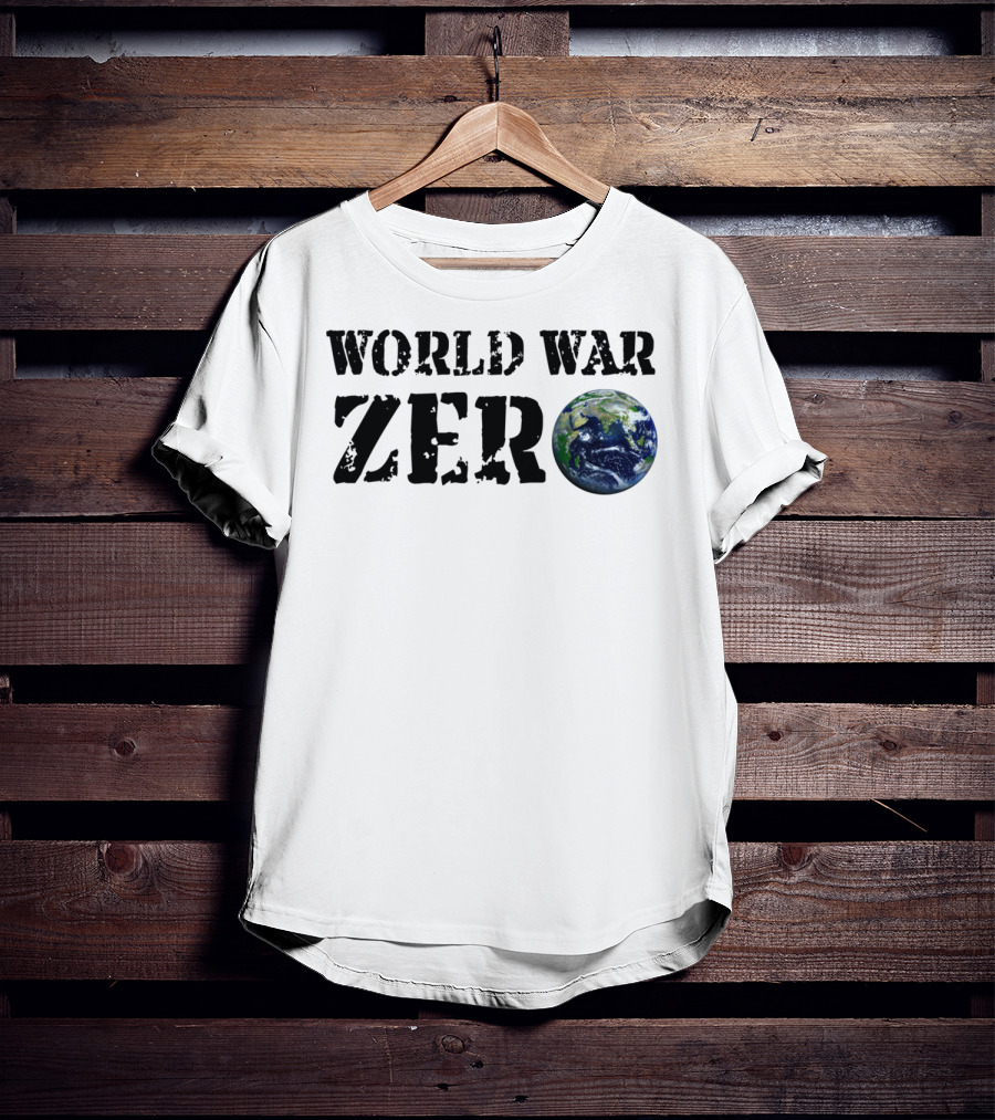World War Zero Earth Concept Icon Planet T-Shirt