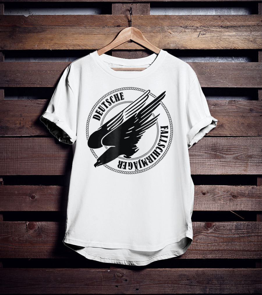 Deutsche Fallschirmjager Ww2 German Paratrooper Emblem T-Shirt