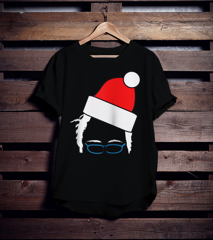 Bernie Sanders Santa Hat Christmas Holiday T-Shirt