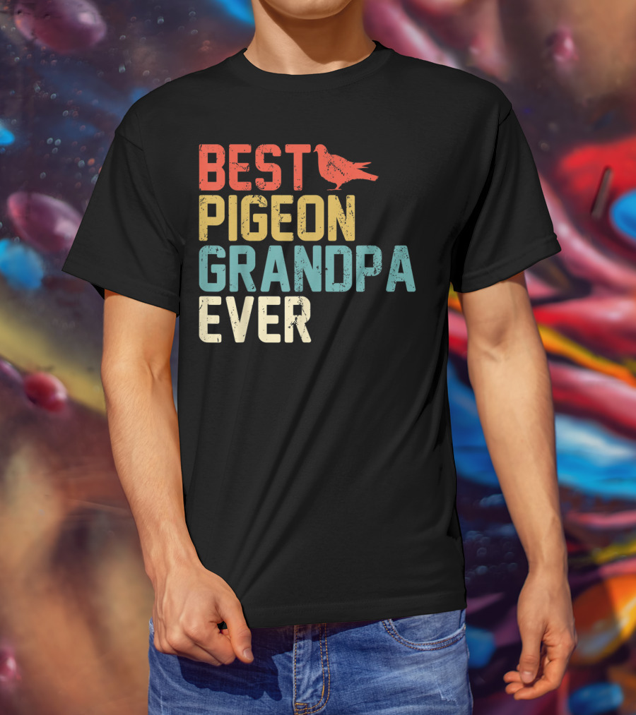 Best Pigeon Grandpa Ever T-Shirt