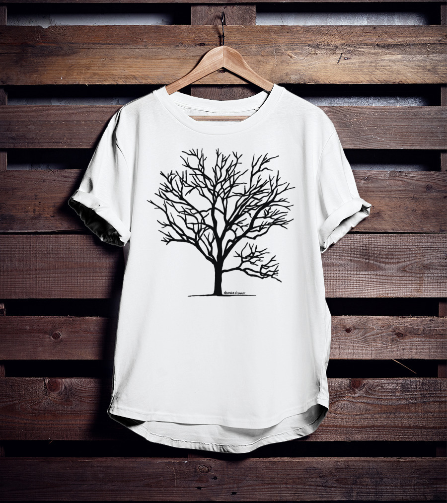 Black Tree (Dark And Stormy) Tree T-Shirt