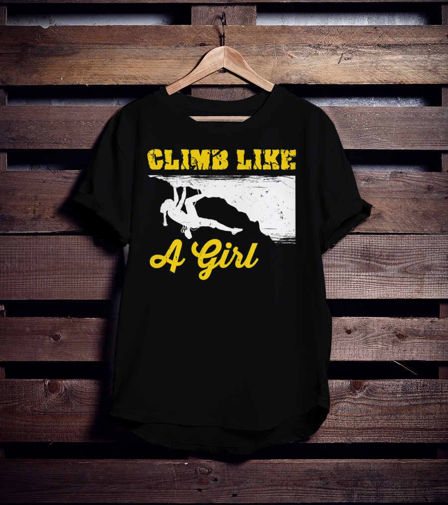 Climb Like A Girl T-Shirt