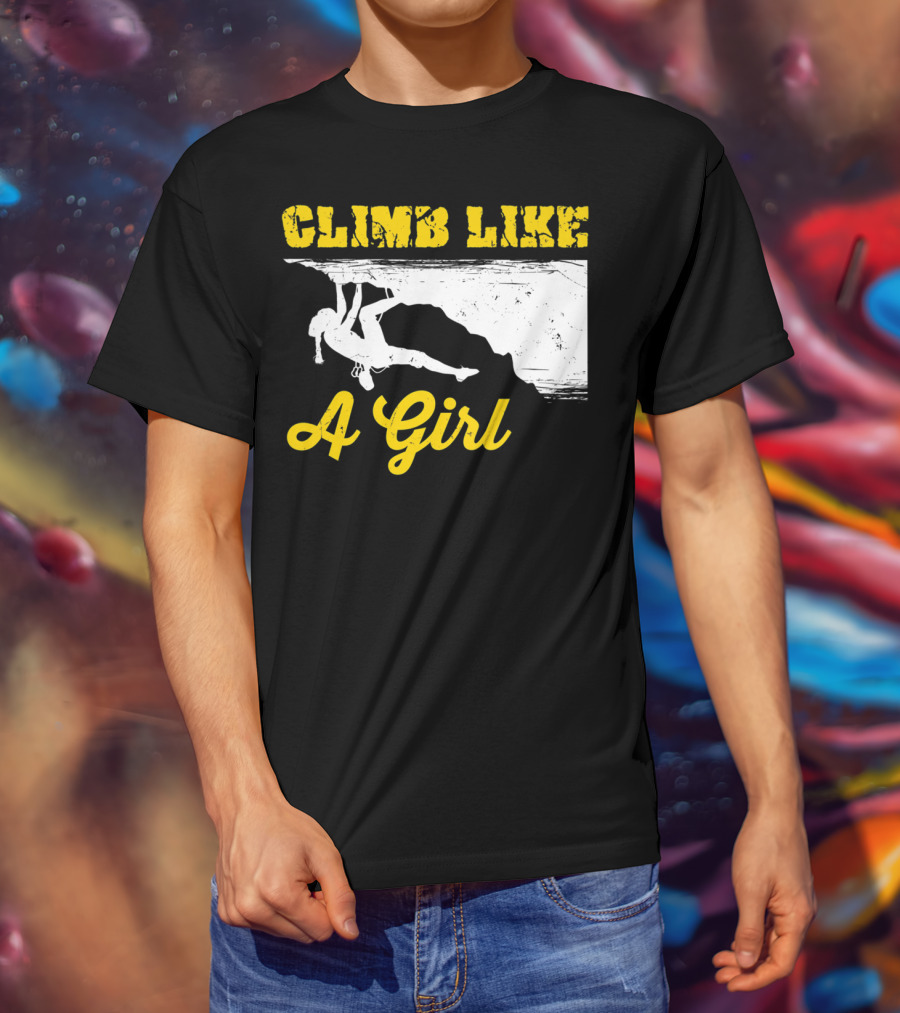 Climb Like A Girl T-Shirt