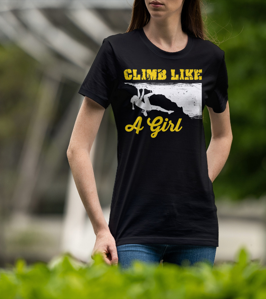 Climb Like A Girl T-Shirt