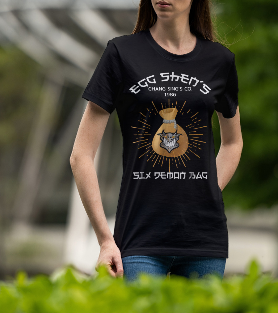 Egg Shen's Chang Sing's Co. 1986 Six Demon Bag T-Shirt