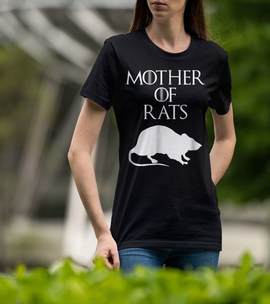 Mother Of Rats Cute Unique White E010500 T-Shirt