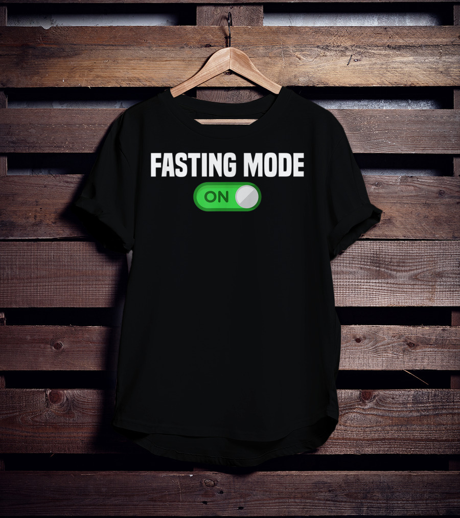 Fasting Mode On Nerdy Intermittent Fasting Switch Button T-Shirt
