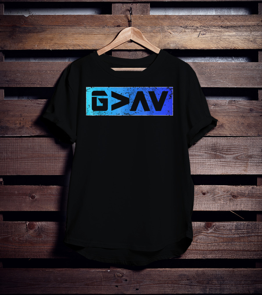 G>∧∨ Blue Gradient Spiritual T-Shirt
