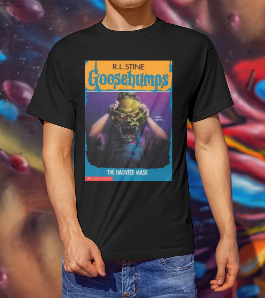 R.L. Stine Goosebumps The Haunted Mask If Looks Could Kill T-Shirt