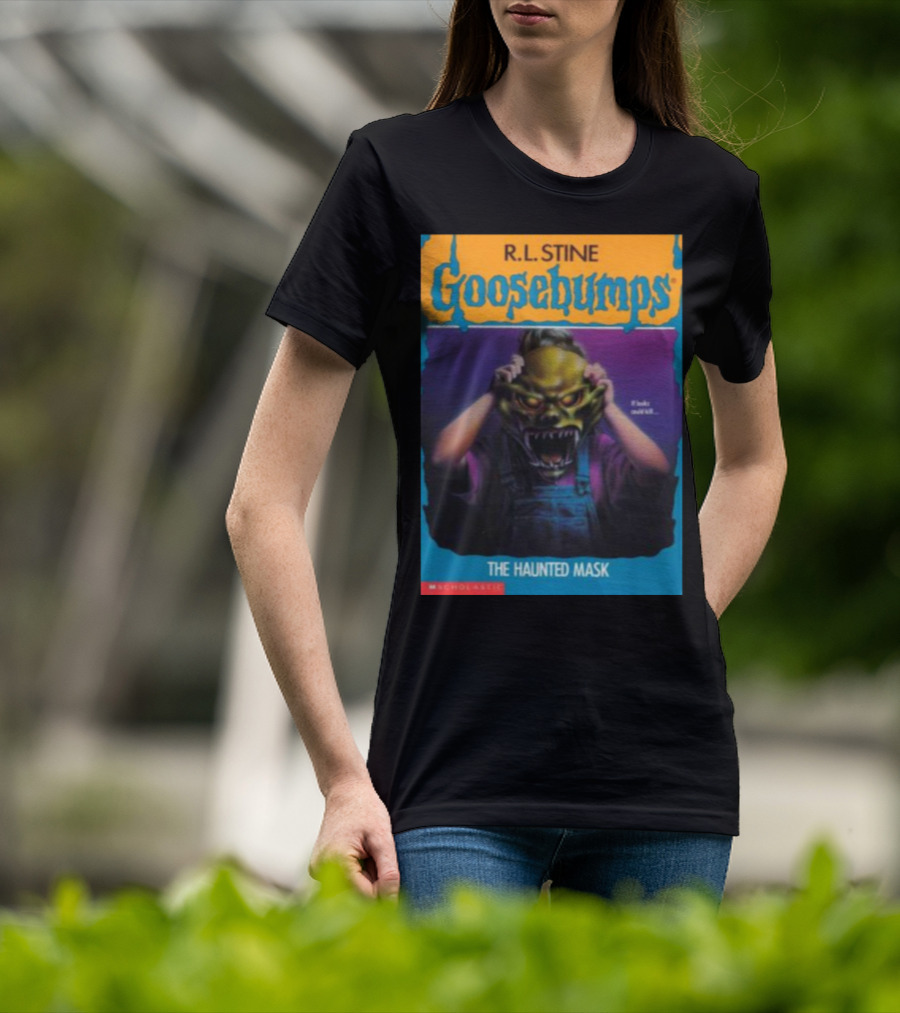R.L. Stine Goosebumps The Haunted Mask If Looks Could Kill T-Shirt