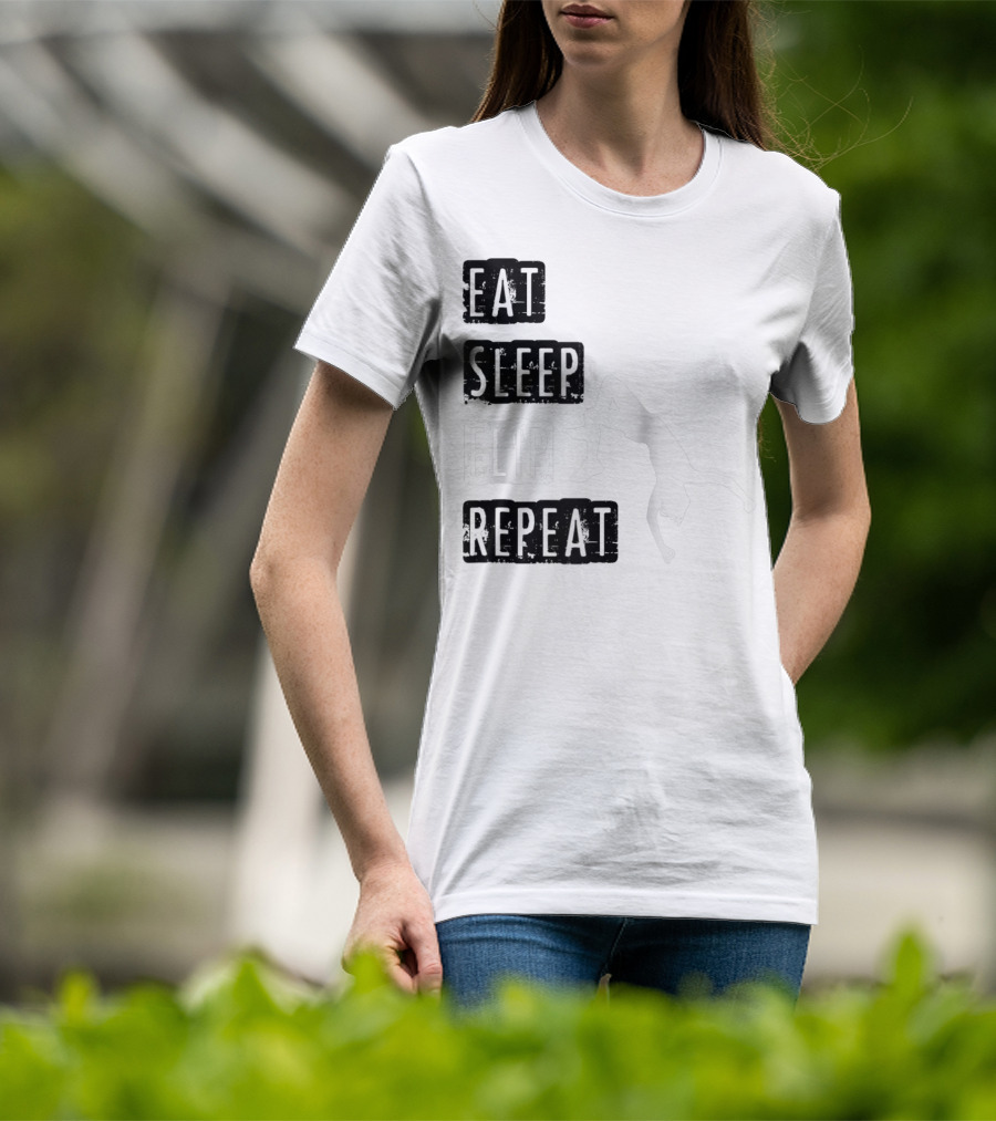 Gymnastics Eat Sleep Flip Repeat Gymnast T-Shirt