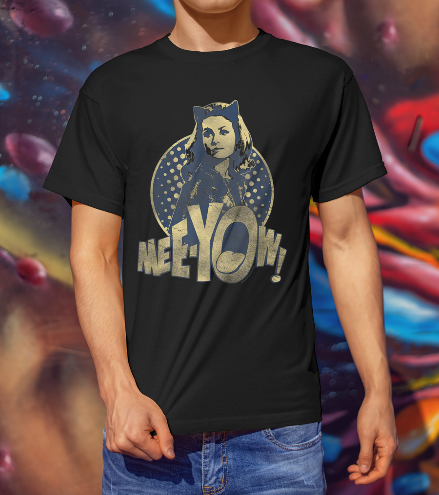 Batman Classic TV Series Catwoman Meeyow Iconic T-Shirt