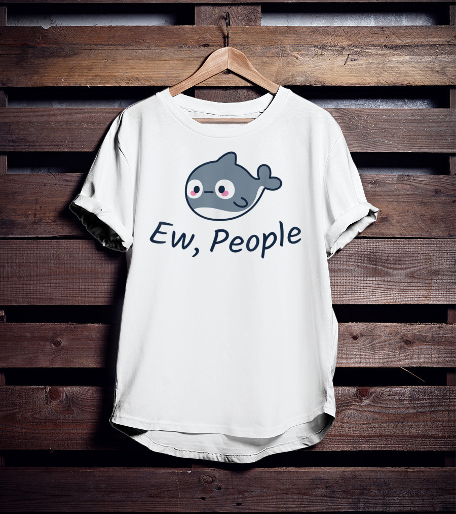 Ew People Kawaii Orca Whale T-Shirt