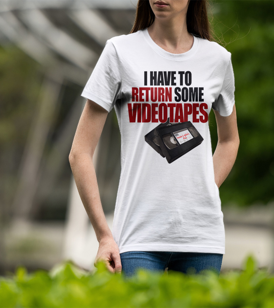 I Have To Return Some Videotapes VHS Mens T-Shirt