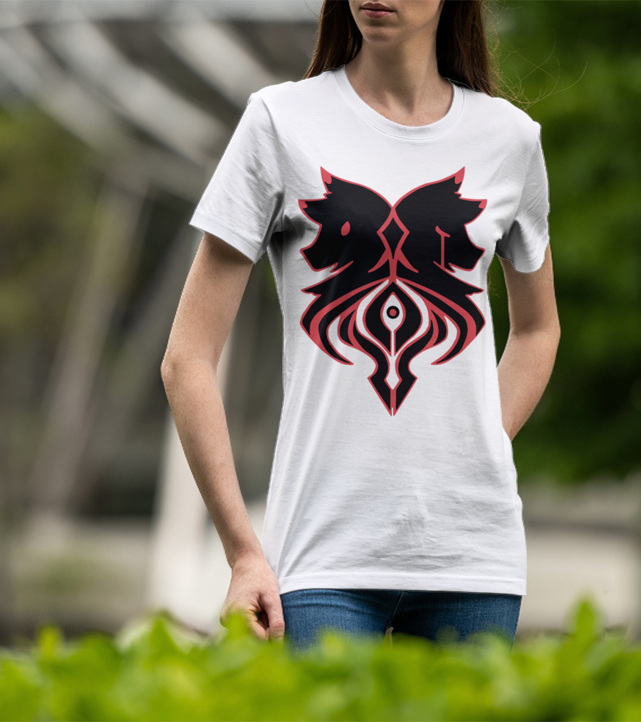 Aaron Lycan Twin Wolf Emblem T-Shirt