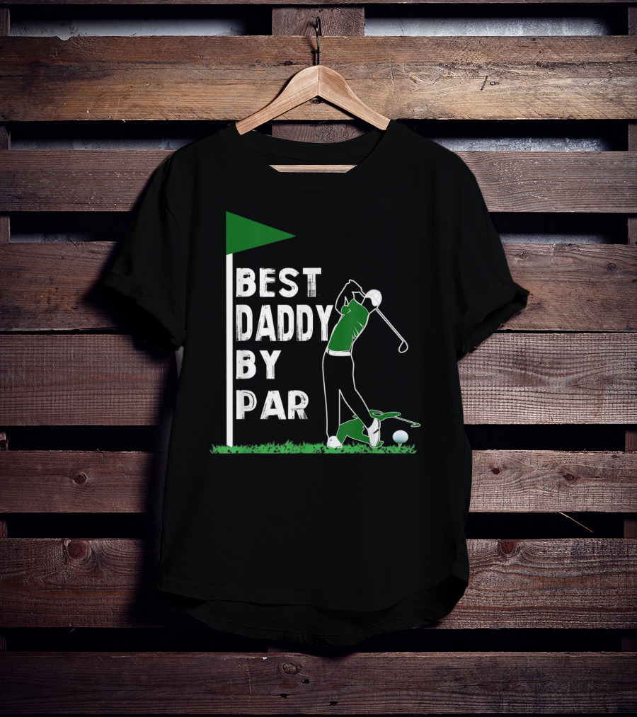 Best Daddy By Par Funny Golf Lover Father's Day T-Shirt