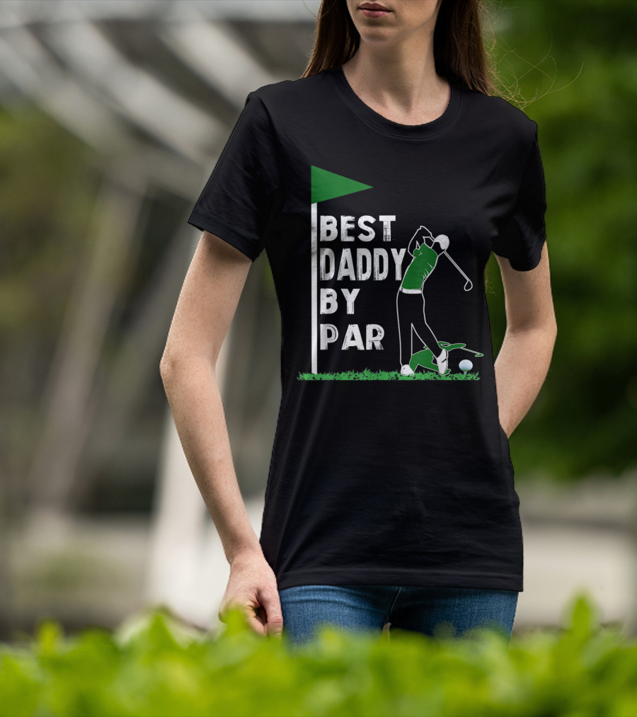 Best Daddy By Par Funny Golf Lover Father's Day T-Shirt