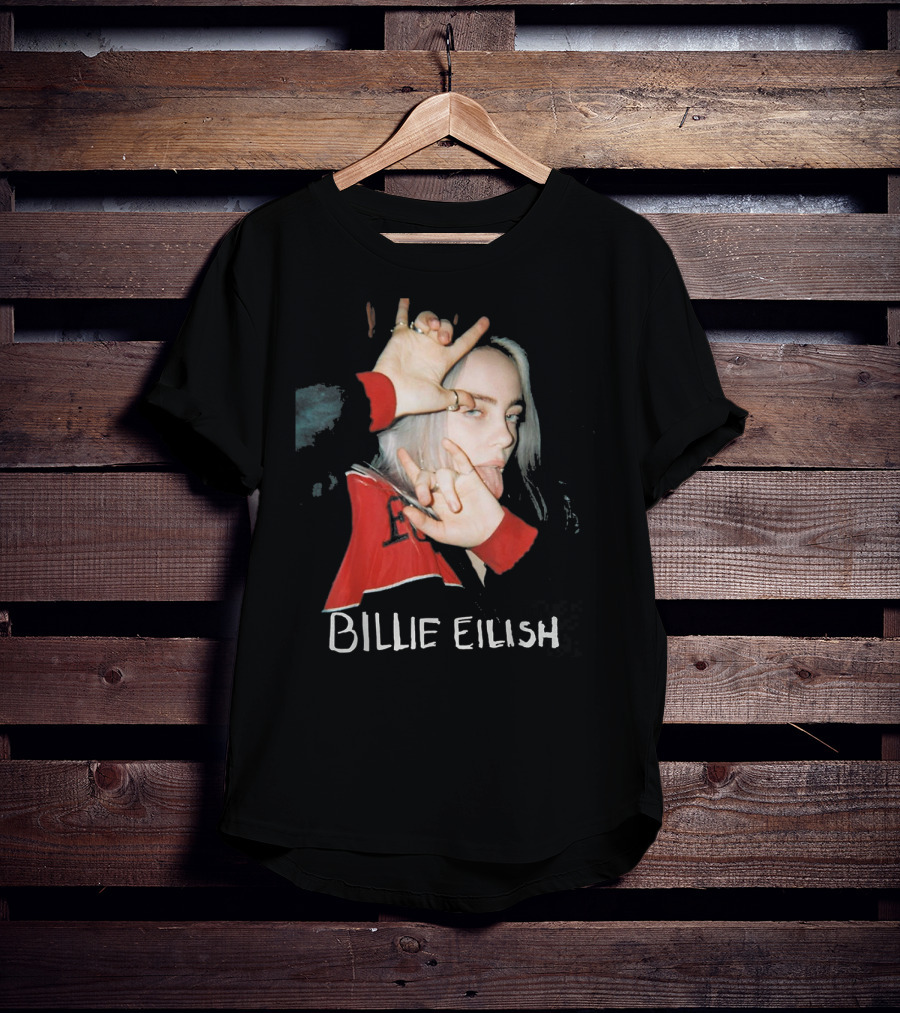 BILLIE EILISH Photo With Hand Sign T-Shirt