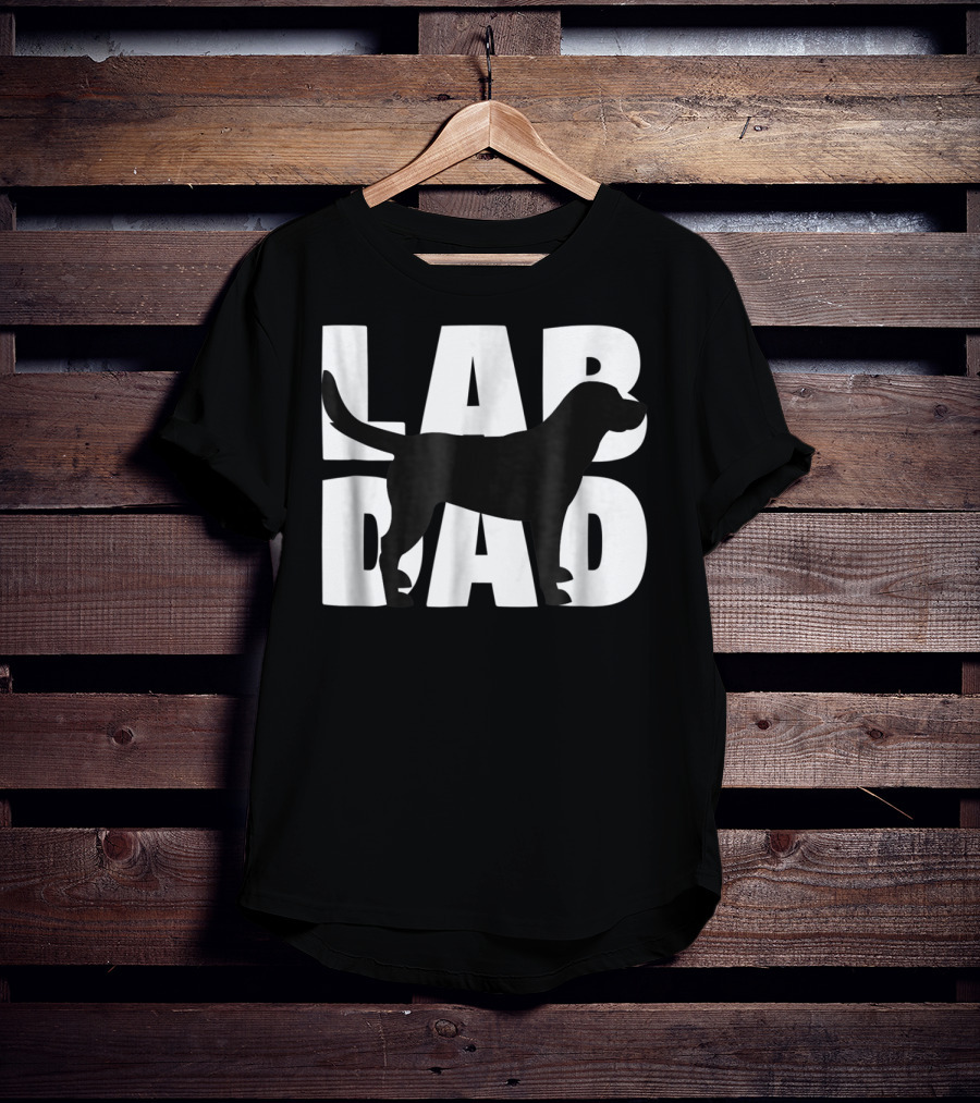 Lab Dad Labrador Retriever Dad Labrad T-Shirt