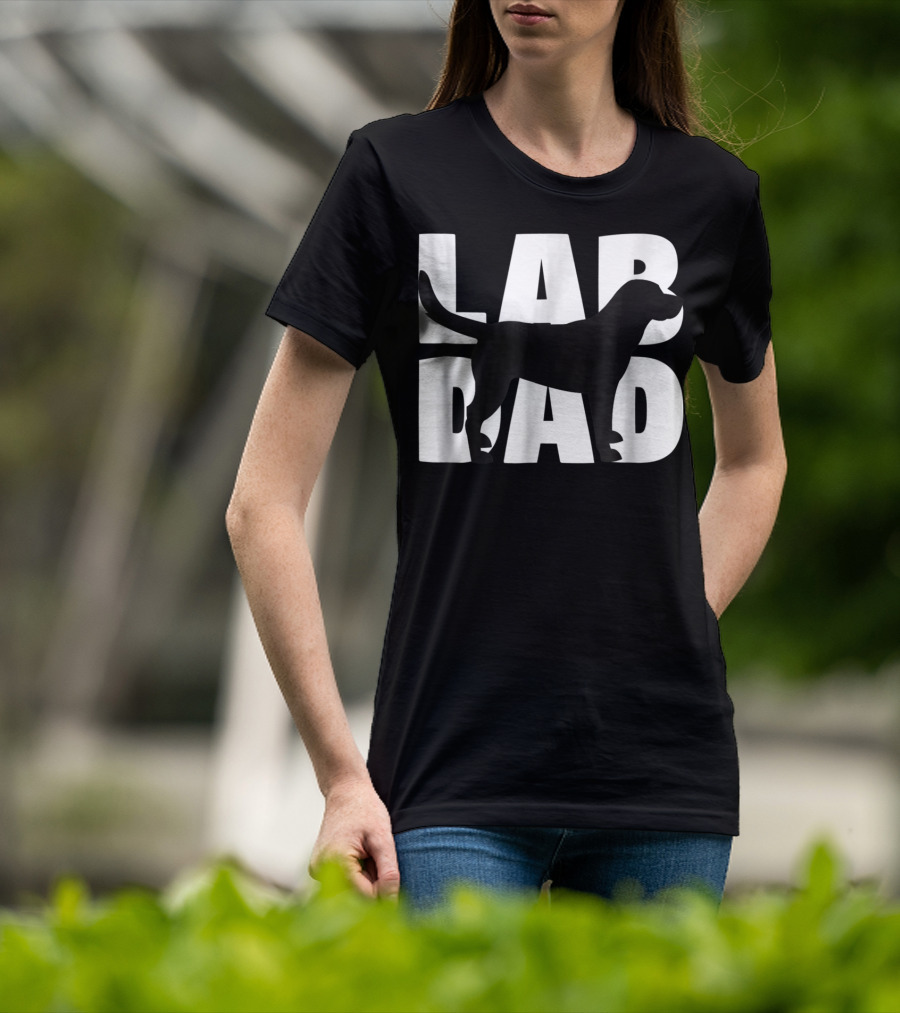 Lab Dad Labrador Retriever Dad Labrad T-Shirt