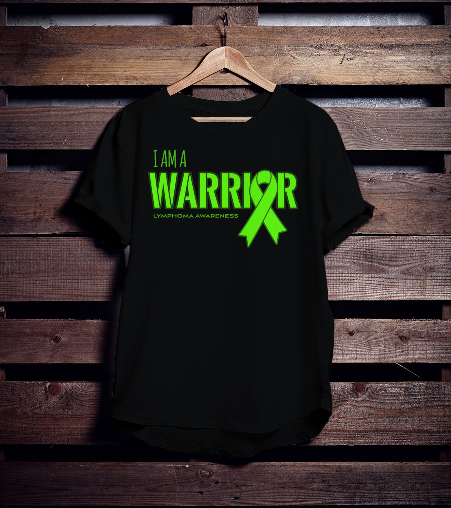 I Am A Warrior Lymphoma Awareness T-Shirt