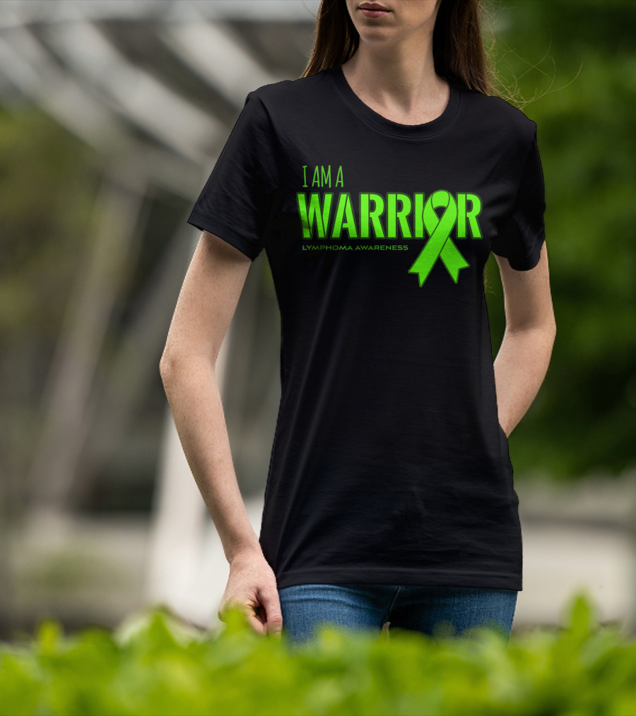 I Am A Warrior Lymphoma Awareness T-Shirt
