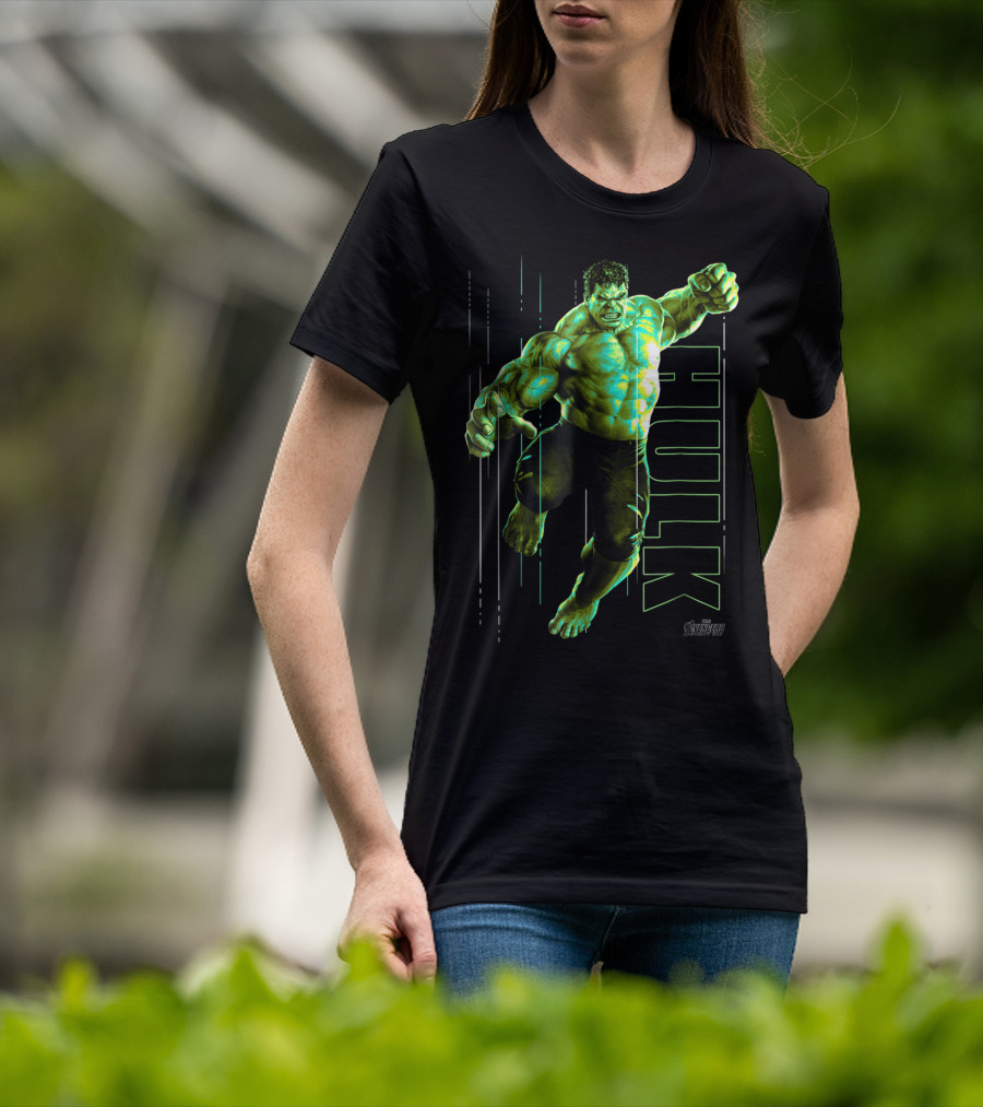 Marvel Avengers Infinity War Hulk Jump Smash T-Shirt