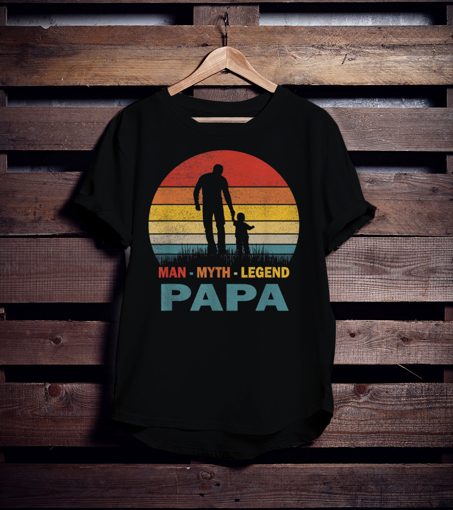 PAPA Man Myth Legend Mens Papa T-Shirt