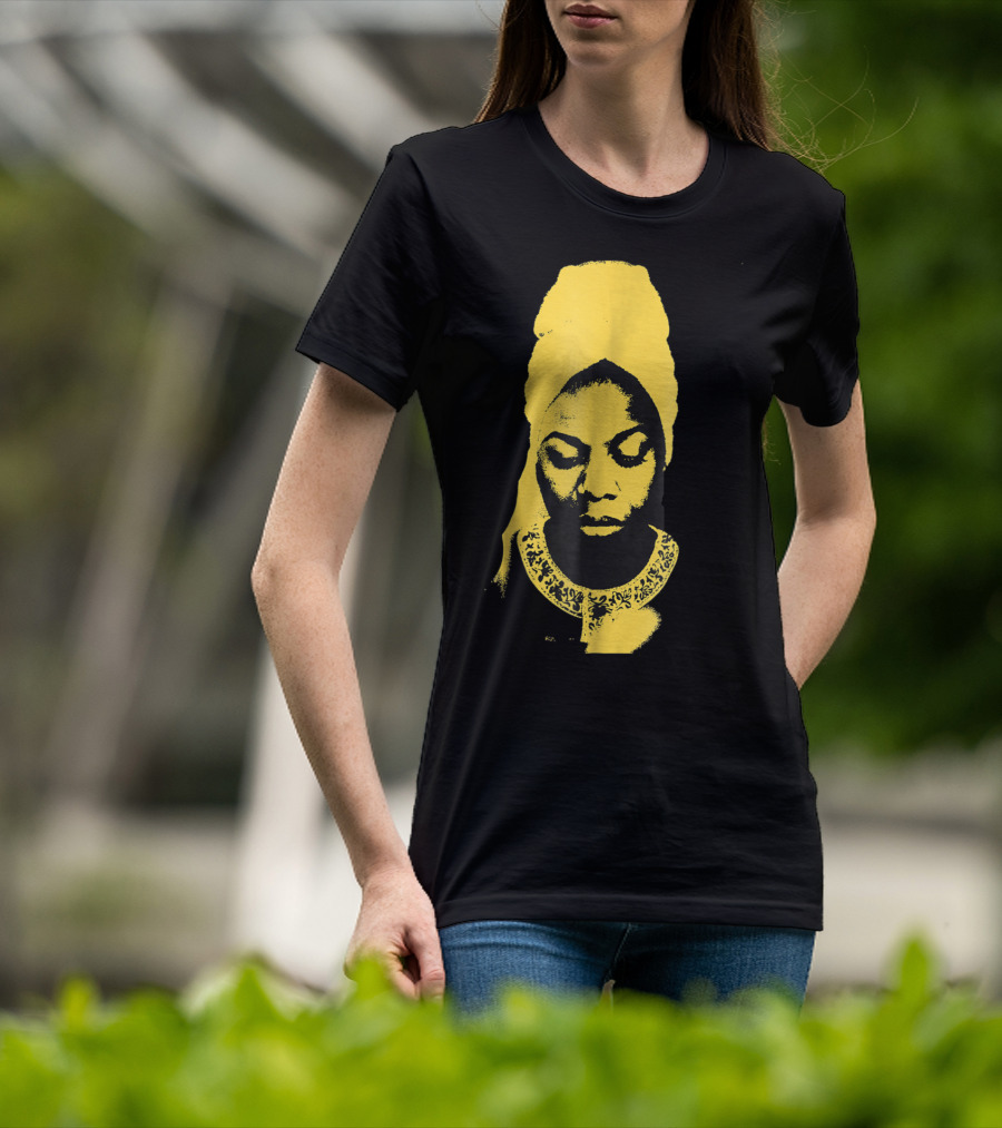 Nina Simone Yellow T-Shirt