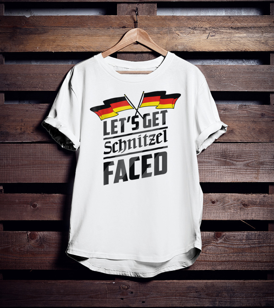 Let's Get Schnitzel Faced Oktoberfest Outfit Ideas Female Mens Girl T-Shirt