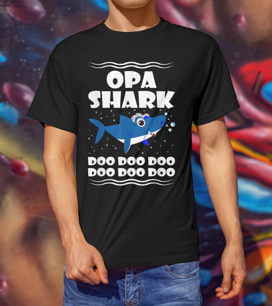 Opa Shark Doo Doo Doo Doo Doo Doo T-Shirt