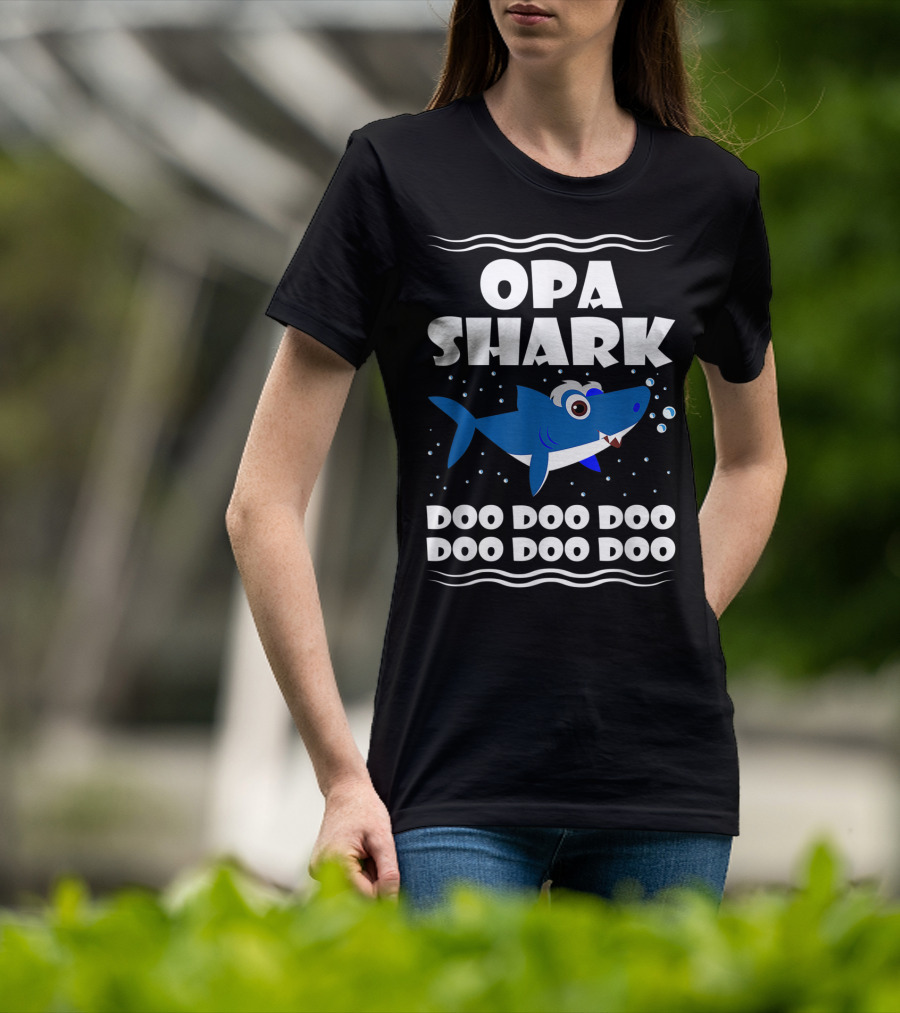 Opa Shark Doo Doo Doo Doo Doo Doo T-Shirt