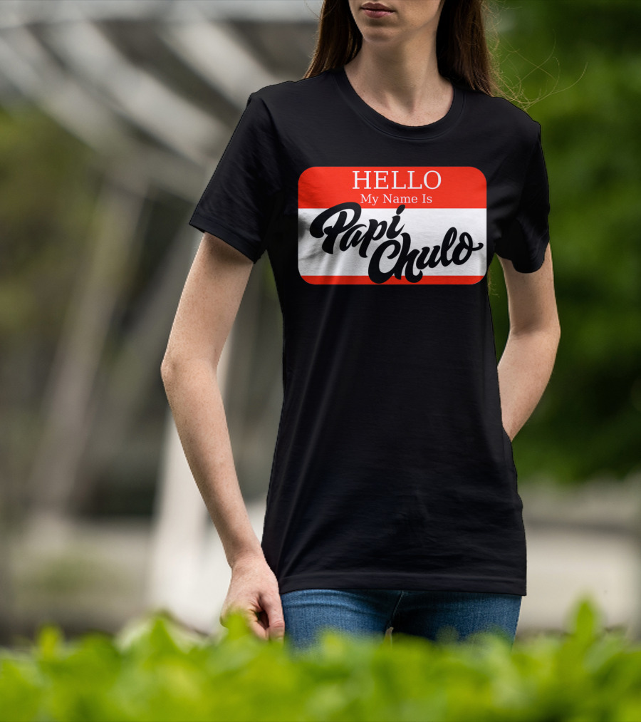 HELLO My Name Is Papi Chulo T-Shirt