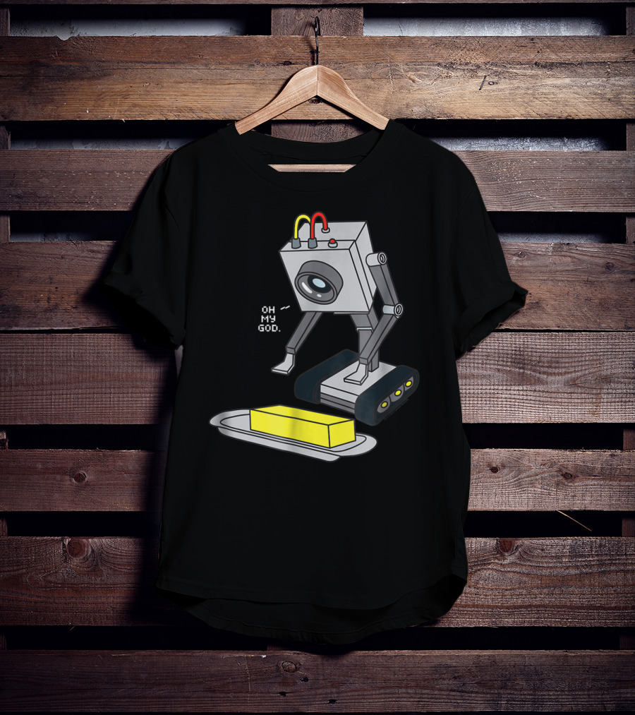 Rick And Morty Pass The Butter Oh My God Robot Scene T-Shirt