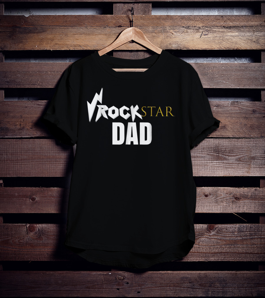 Rockstar Dad Birthday Party T-Shirt