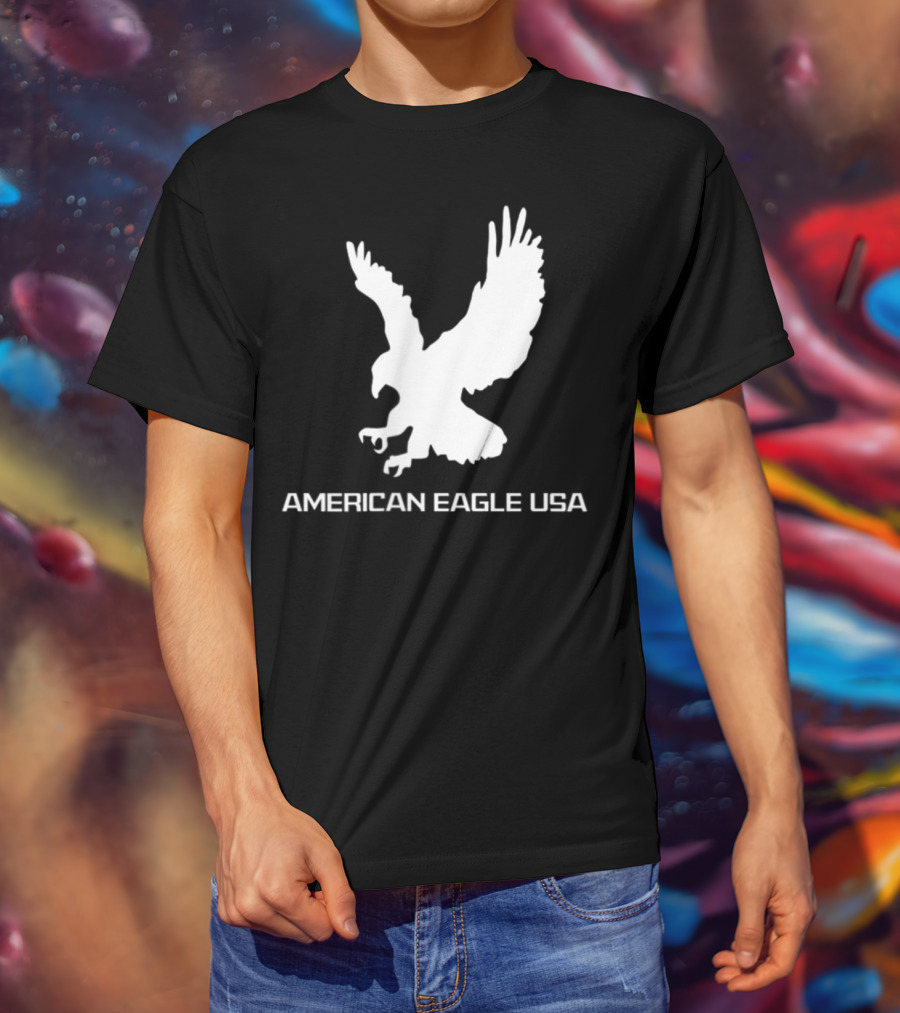 American Eagle USA Iconic Emblem T-Shirt