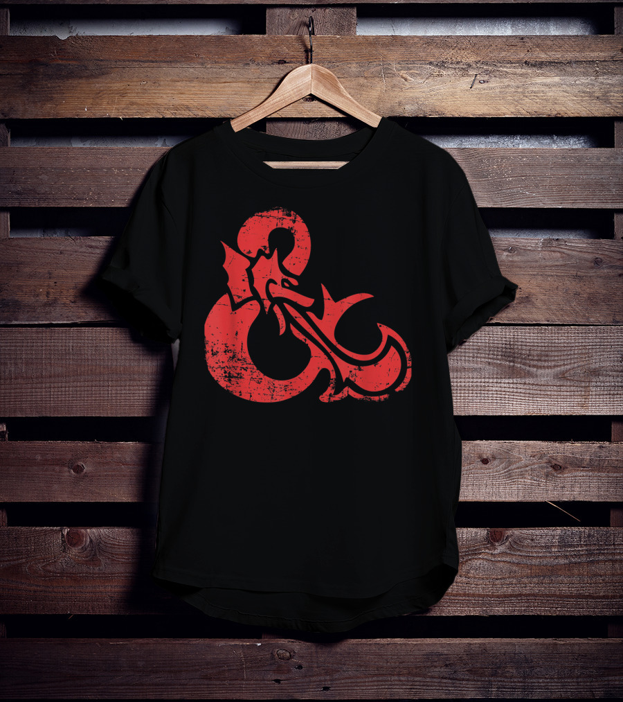 Dungeons And Dragons Red Ampersand Dragon T-Shirt