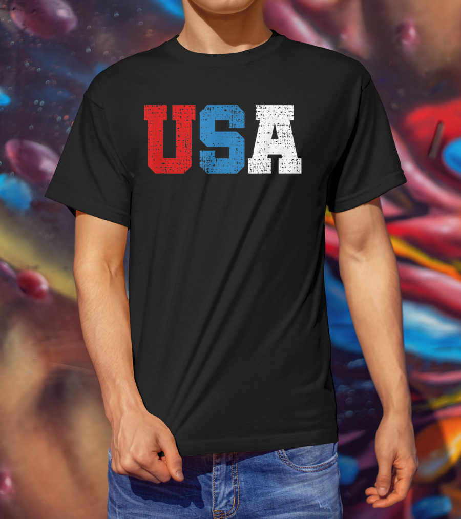 USA Fourth Of July America Unite Independence Day T-Shirt