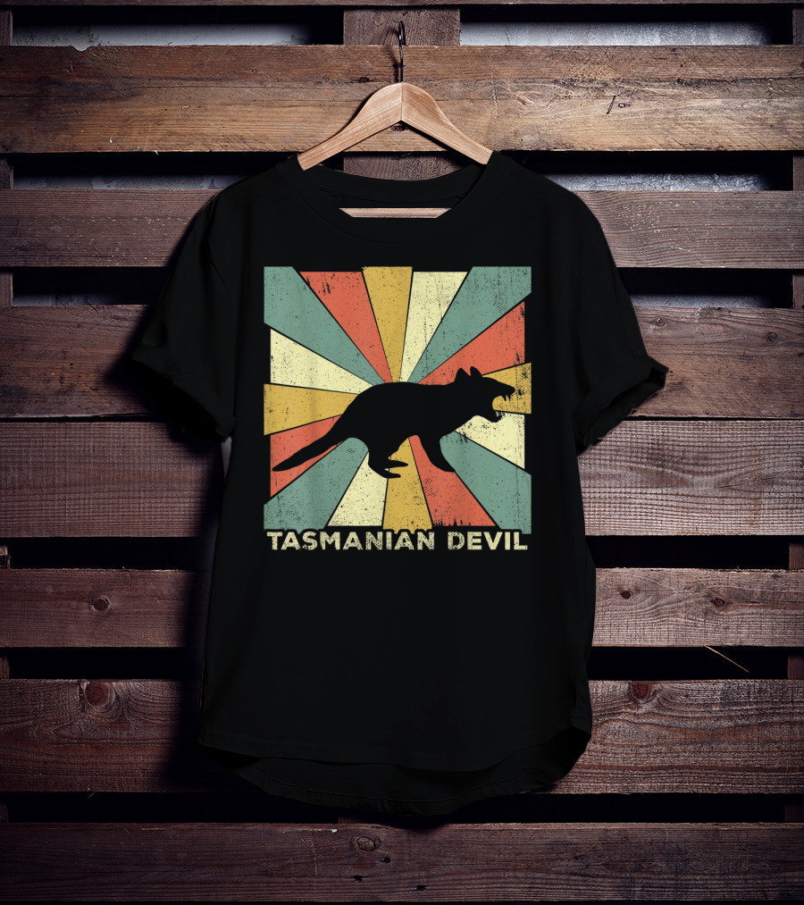 Vintage Tasmanian Devil Lover Style Animal Retro T-Shirt