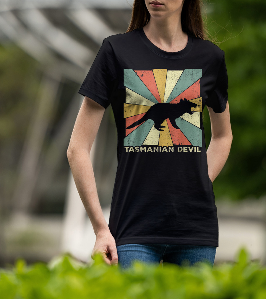 Vintage Tasmanian Devil Lover Style Animal Retro T-Shirt